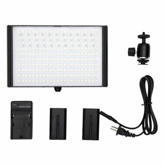 Falcon Eyes RGB LED Lamp Set T8 incl. Accu