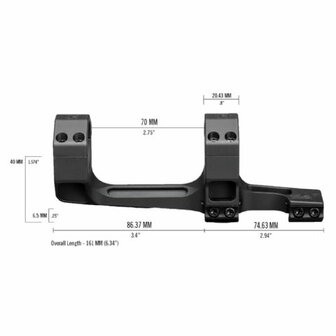 Vortex Precision Extended Cantilever 30mm 20 moaVortex Precision Extended Cantilever 30mm 20 moa