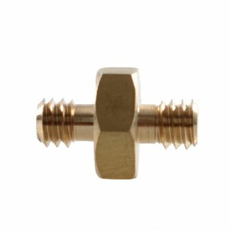 StudioKing Spigot Verloopnippel MC-1060B 1/4&quot; Male 1/4&quot; Male