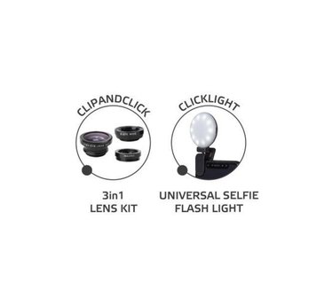 Celly Flashligt Lens Kit 3in1 voor smartphone