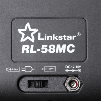 Linkstar Bi-Color LED Lamp RL-58MC op 230V