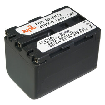 Jupio universele accu voor Sony NP-FM70/QM71