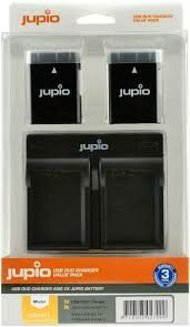 Jupio Kit 2x Battery EN-EL14 1100mAh + USB Dual Charger CNI1003V4
