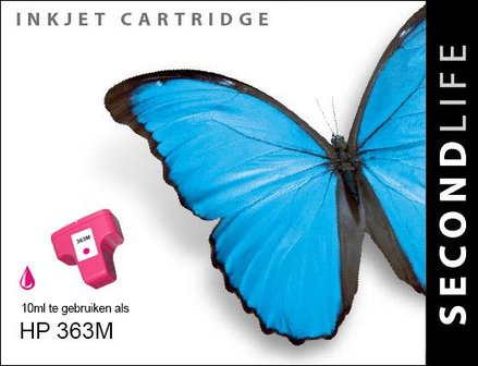 Secondlife inkt HP 363M XL Magenta