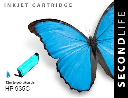 SecondLife HP 935 XL Cyan