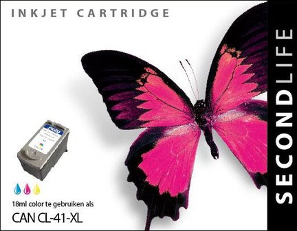 Secondlife inkt Canon CL-41 Color XL