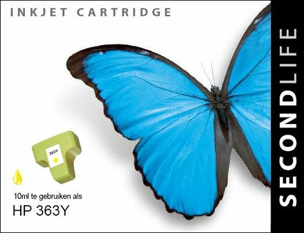 Secondlife inkt HP 363Y XL Yellow