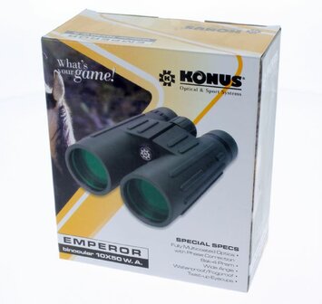 Konus Verrekijker Emperor 10x50 WP/WA Met Phasecoating