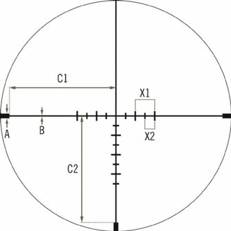 Vortex Viper PST Gen II 1-6x24 SFP Richtkijker, VMR-2 MRAD