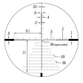 Vortex Diamondback Tactical 4-16x44 FFP Richtkijker, EBR-2C Dradenkruis (MRAD)