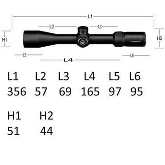 Vortex Diamondback Tactical 4-16x44 FFP Richtkijker, EBR-2C Dradenkruis (MRAD)