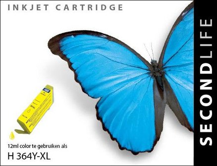 Secondlife inkt HP 364 XL Yellow
