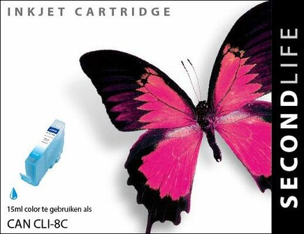 Secondlife inkt Canon CLI-8 Cyan