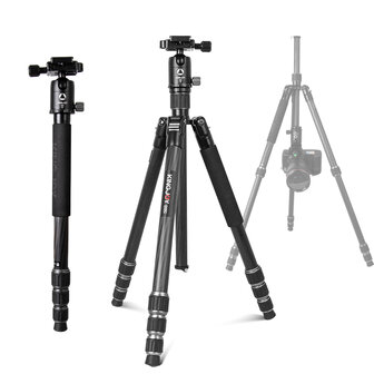 Kingjoy G55C tripod + Q20 ball head