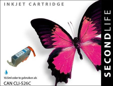 Secondlife inkt Canon CLI 526 Cyan