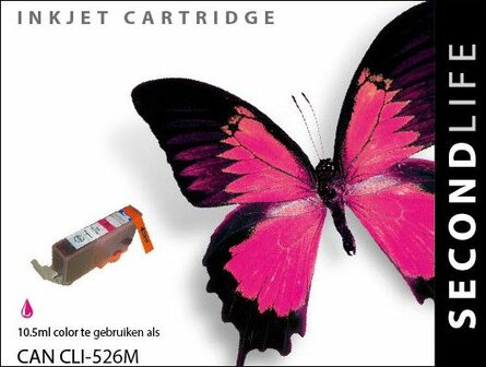 Secondlife inkt Canon CLI 526 Magenta