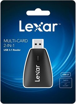 Lexar Multi-Card 2 in 1 USB 3.1 reader