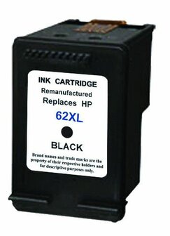 Secondlife inkt HP 62 XL Black