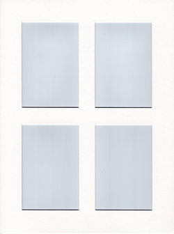 Passepartout 30x40 met 4x 10x15 kleur chamois