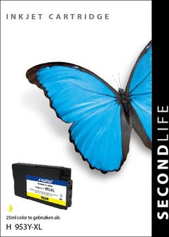 Secondlife inkt HP 953 XL Yellow