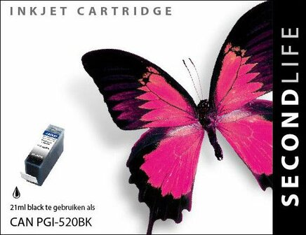 Secondlife inkt Canon PGI 520 Black