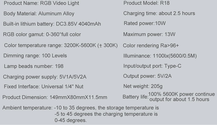 TSE LEDverlichting | Powerbank P4040-RGB