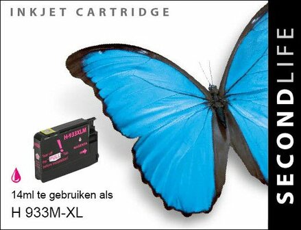 Secondlife inkt HP 933M XL Magenta