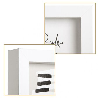 Henzo fotolijst Piano 2x 13x18 cm wit