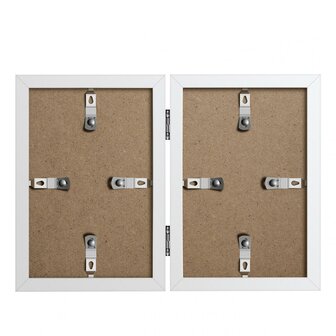 Henzo fotolijst Piano 2x 13x18 cm wit