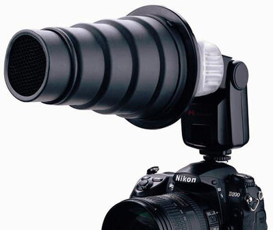 Falcon Eyes Conische Snoot FGA-CS voor Speedlite Camera Flitser