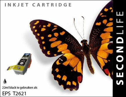 Secondlife inkt Epson T 2621 Black XL