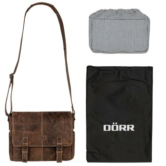 Dorr Kapstadt lederen cameratas medium Vintage brown