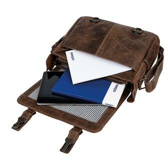 Dorr Kapstadt lederen cameratas medium Vintage brown