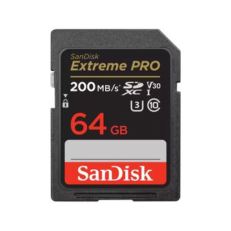 SanDisk 64GB Extreme Pro SDXC UHS-1 Card