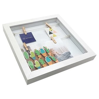 Henzo fotolijst Diorama 25x25x3 cm wit