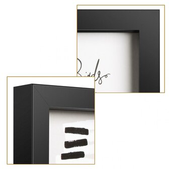 Henzo fotolijst Piano 2x 10x15 cm zwart