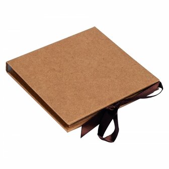 Walther fotoalbum Leporello Pimp&amp;Create bruin