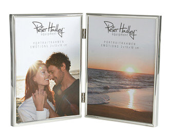 Emotions fotolijst 2x 13x18 cm zilver glans