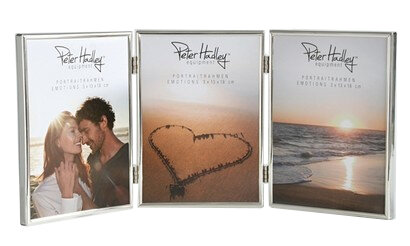 Emotions fotolijst 3x 13x18 cm zilver glans