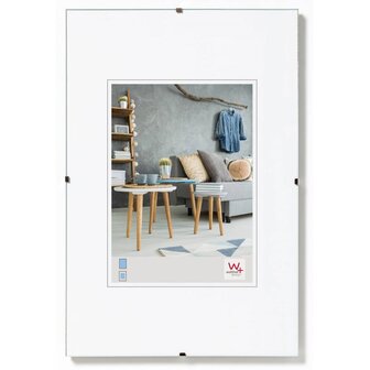 wissellijst randloos 40x50 antireflex