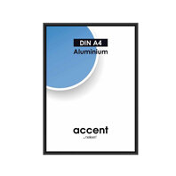 Nielsen aluminium Fotolijst 52126 Accent Zwart 21x29,7 cm