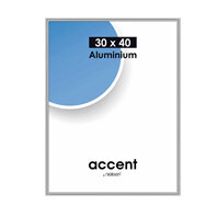 Nielsen Fotolijst aluminium Accent Glanzend Zilver 30x40 cm 52423