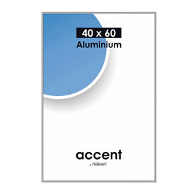 Nielsen Fotolijst aluminium Accent Glanzend Zilver 40x60 cm