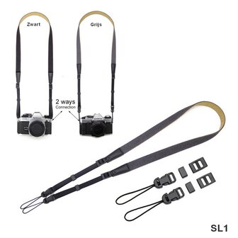 GGSFoto SL-1 Camera Strap Slim black