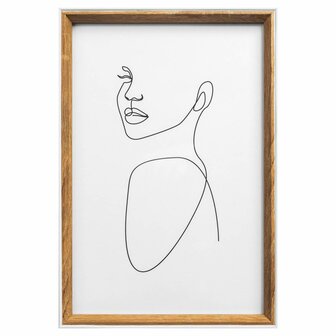 Walther Silhouette 20x30cm natuur fotolijst