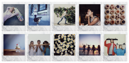 Fujifilm Instax Square White Marble 10pak Instant Film