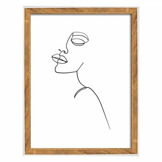 Walther Silhouette 15x20cm natuur fotolijst