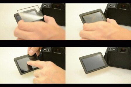 Larmor LCD Screen Protector Nikon Zfc+Z30+Olympus E-M1+M10