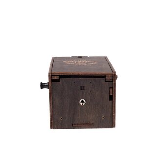 JollyLook DIY Pinhole Instax Mini Camera kit donker bruin