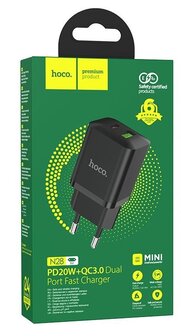 Hoco PD20W+QC3.0 Dual Port Fast charger